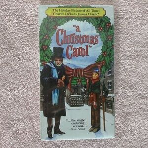 5/$25 Vintage Goodtimes Home Video A Christmas Carol VHS